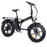 Vester 2025 Folding Bike - Fat Tyre E-bike | One Size | Black