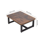 Step Stool With Metal Frame | Brown