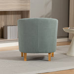 Millie Fabric Accent Chair | Duck Egg