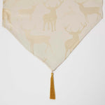 Stag Christmas Table Runner | Gold