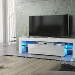Aria Tv Unit 160cm With Led Lights | White