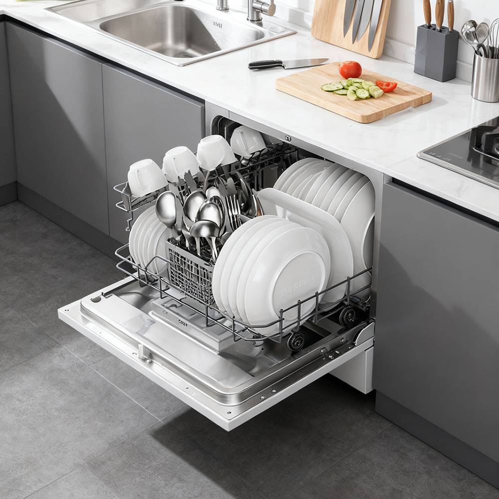 6.5l Freestanding Compact Dishwasher With Led Display