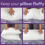 Bolster Long Full Body Cushion Pillow 120x40cm, Orthopaedic Shredded Memory Foam, Pregnancy & Side Sleepers Washable Cover