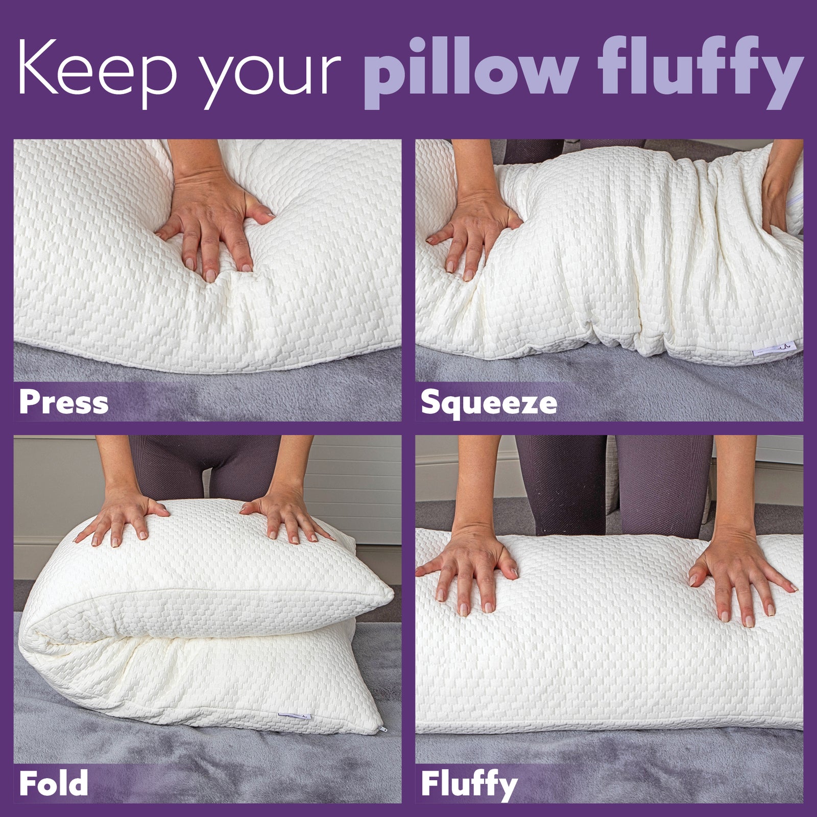 Bolster Long Full Body Cushion Pillow 120x40cm, Orthopaedic Shredded Memory Foam, Pregnancy & Side Sleepers Washable Cover