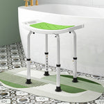 Adjust Aluminium Bath Stool Non-slip With Shower Hole | One Size | Green