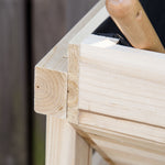 Raised Garden Bed, 108.5x60x80cm, Wooden