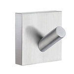 Towel Hooks Wall Mounted Storage Non-rust Brass Core | Single | Brushed Chrome