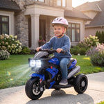 Kids Electric Motorcycle Ride-on Toy W/ High-traction Wheels | Blue