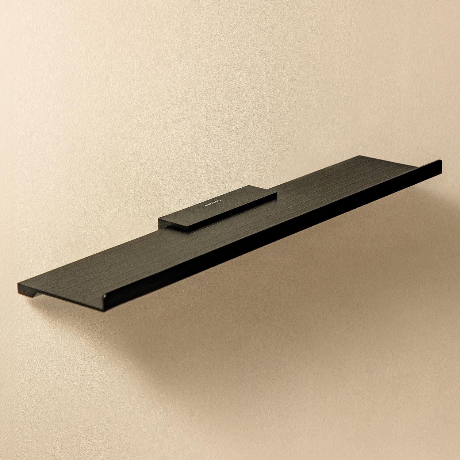 Bathroom Shelf, Bathroom Organizer 40cm, Black, Architect S+ Collection
