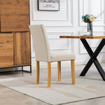Almont Fabric Dining Chairs - Set Of 2 | Beige