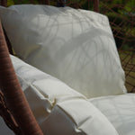 Sutton Hanging Swing Single Egg Pod Chair | One Size | Cream