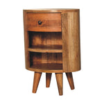 Solid Wood Cortez Oak-ish Bedside
