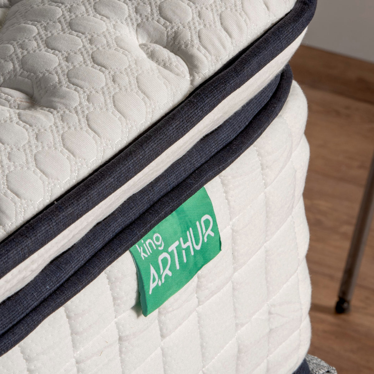 King Arthur 2000 Memory Hybrid Pillow Top | European Double | All White