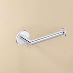 Toilet Roll Holder, Self-adhesive, Polished Chrome. Collection Duo Round