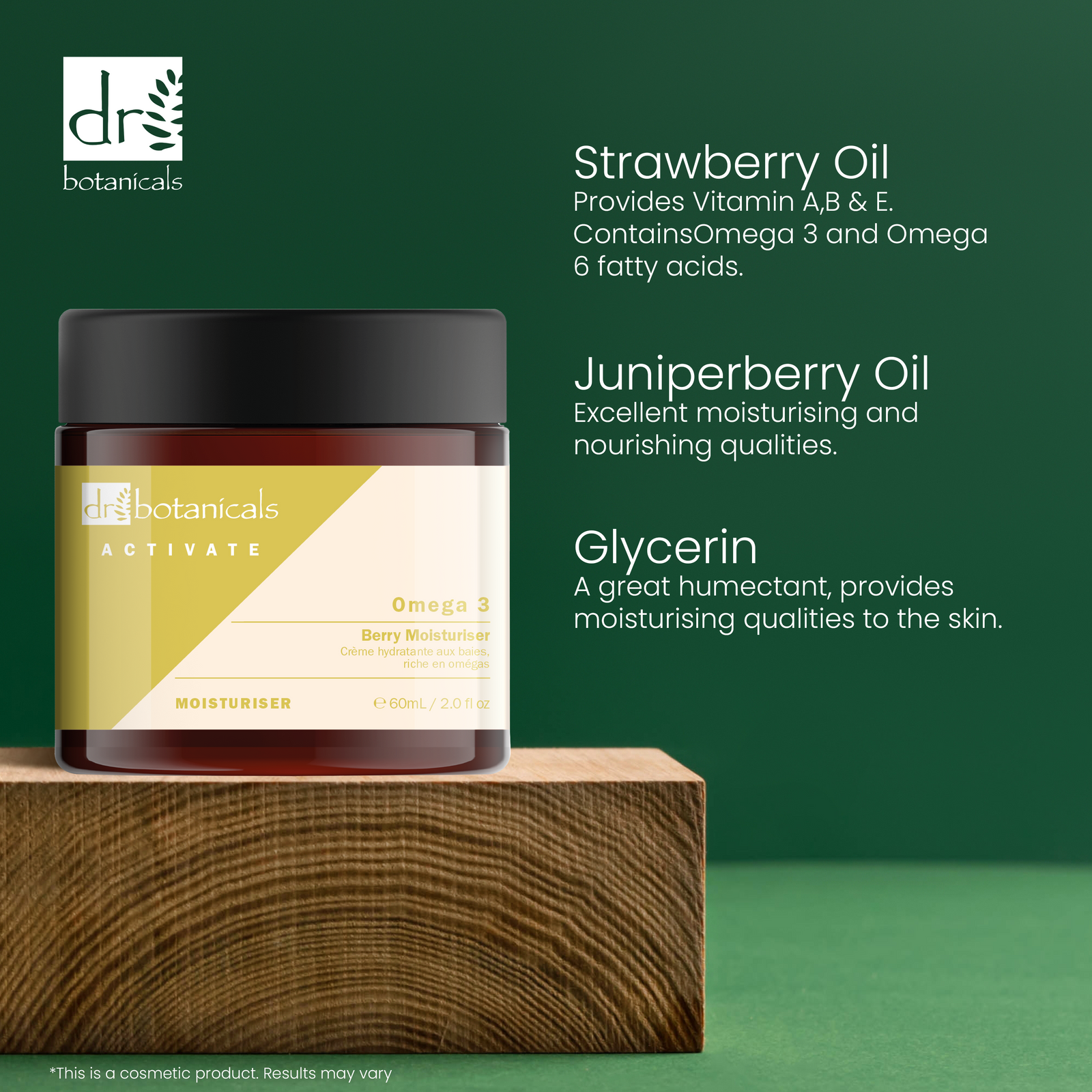 Activate Omega 3 Berry Anti-ageing Moisturiser 60ml