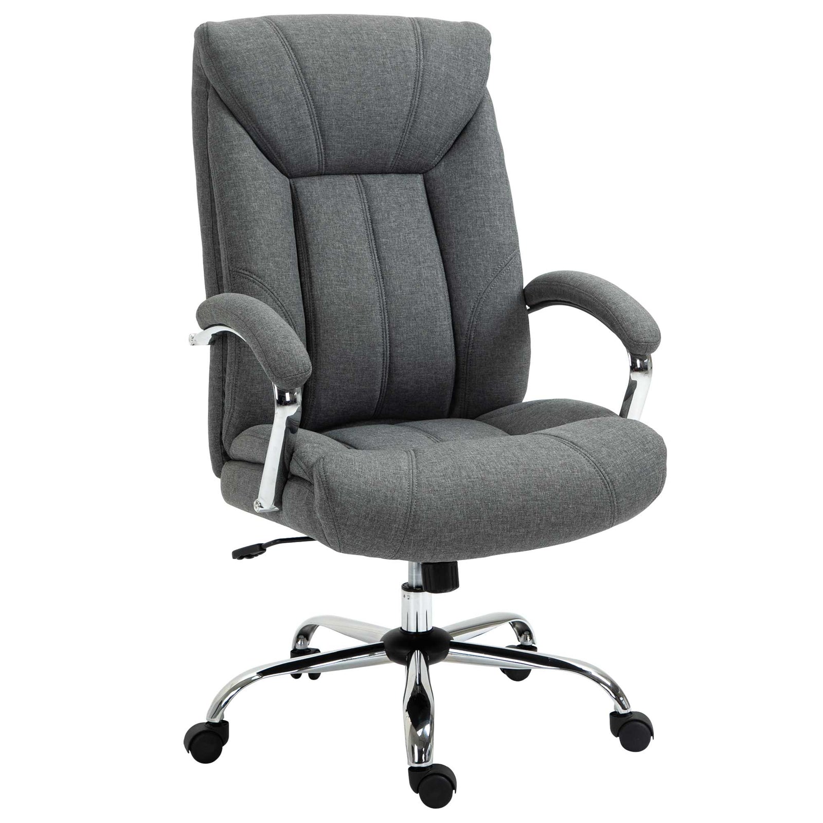 High Back Office Chair W/ Arm Grey