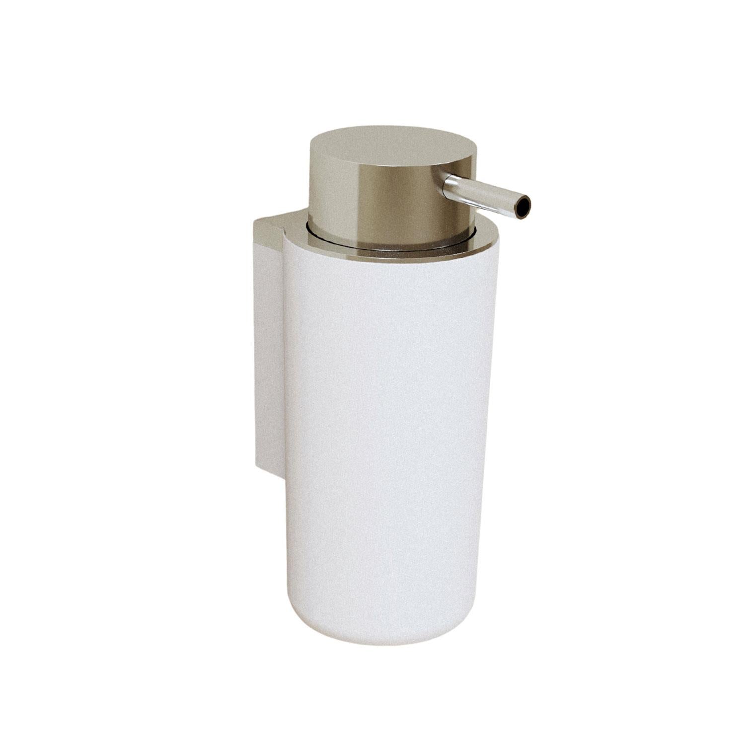 Soap Dispenser, 200ml, Self-adhesive, Chrome Silver, Next Collection