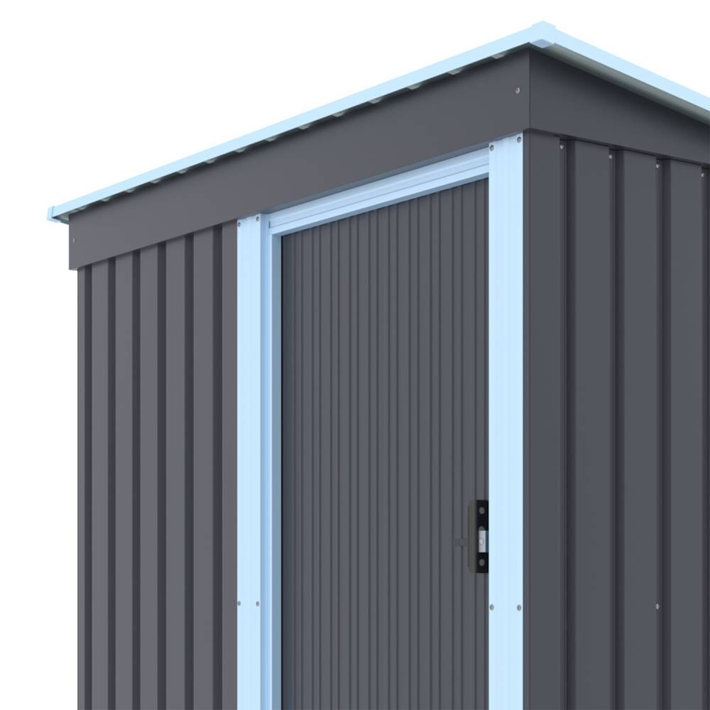 3 X 5ft Outdoor Metal Storage Shed With Lockable Door