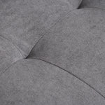 Compact Loveseat 2 Seater Sofa With Storage Wood Legs | One Size | Gray