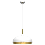Pendant Lamp Lincoln 1xe27 35cm | 35cm | White