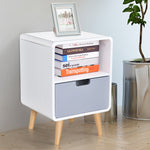 Nordic Style Bedside Table End Table Nightstand With Drawer