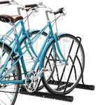 Reversible 2 Bike Stand Rack Black