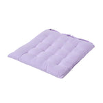 100% Cotton Seat Pads Plain Chair Cushions For Dining Room, Kitchen, Or Outdoor Garden Use | Set-of-1 | Mauve