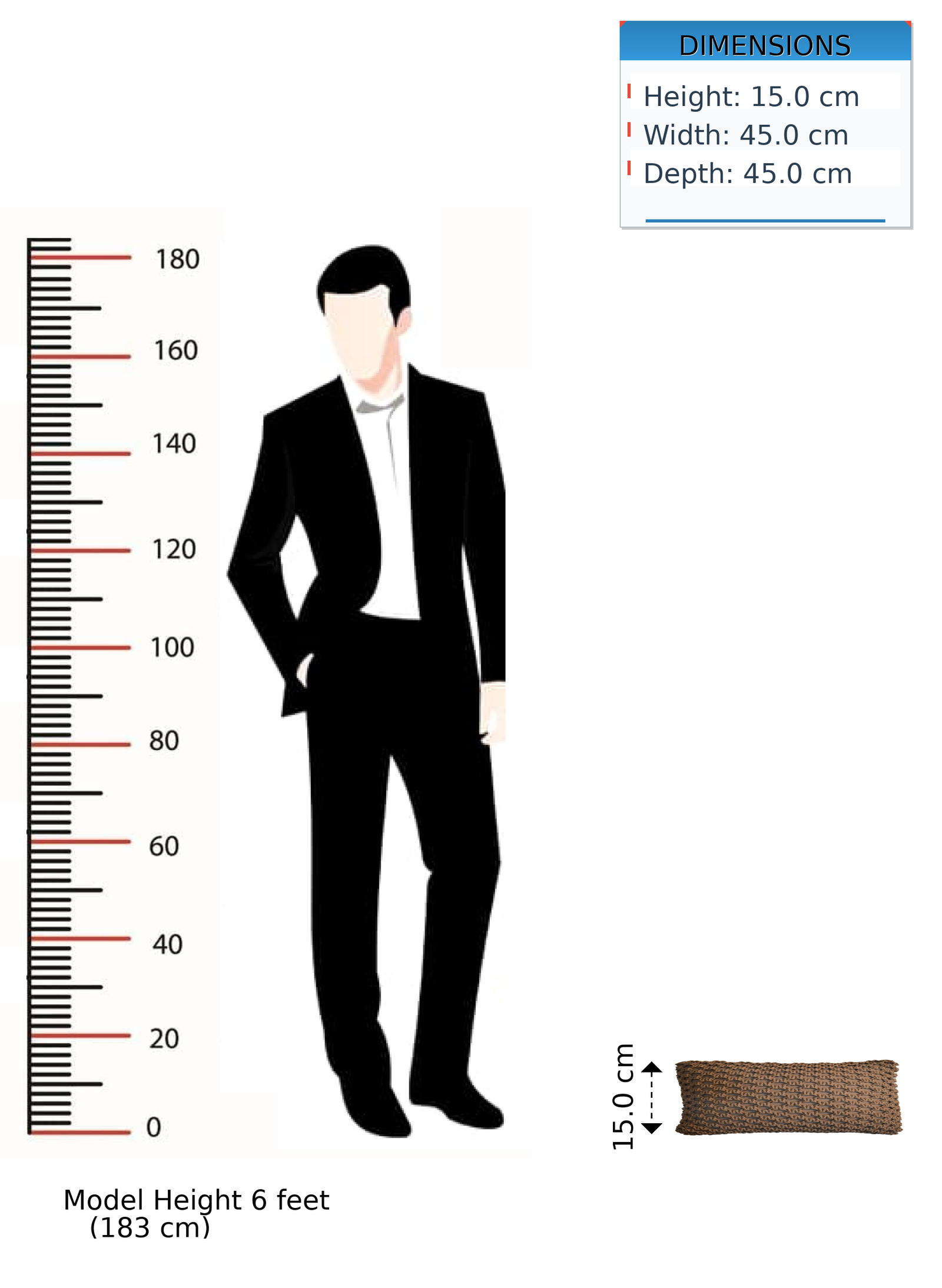 Myra Cushion Set Of 2 | Set-of-2 | Coffee