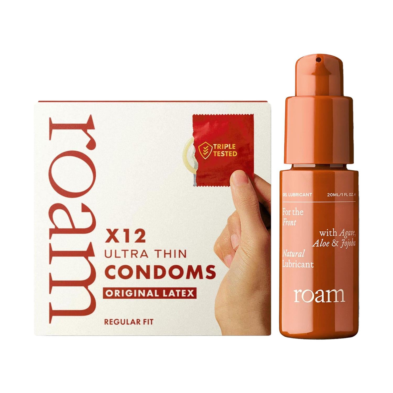 Original Latex Regular Fit Condom Pk Of 12 W/ Front Lubricant | 20ml