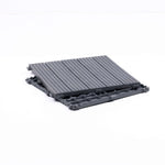 Pack Of 10 Cosmo Garden Patio Cosmopolitan Interlocking Decking Tiles | Light Grey