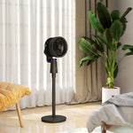 Pedestal Fan, Air Circulation Fan With Oscillating, Tilt | One Size | Black