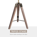 Vintage Tripod Table Desk Lamp Bedside Light Copper