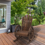 Patio Adirondack Rocking Chair Sun Lounger