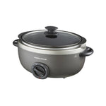 Sear & Stew 6.5l Oval Slow Cooker | Silver