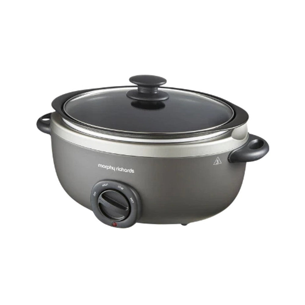 Sear & Stew 6.5l Oval Slow Cooker | Silver
