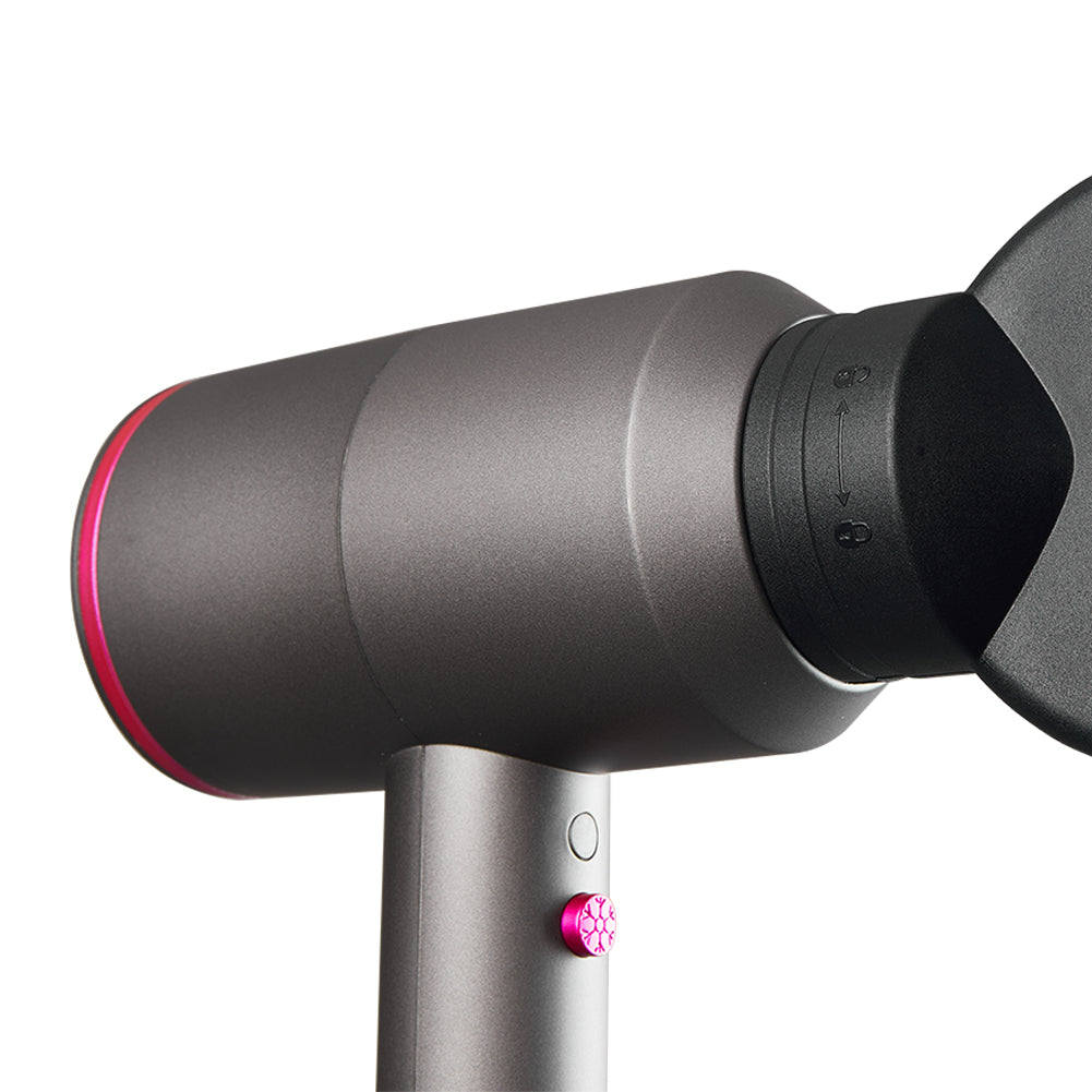 Hair Dryer With 2 Nozzles And 1 Diffuser