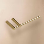 Toilet Roll Holder, Logic Collection | Brushed Brass