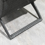 Rattan Sun Lounger Hammock With Cushion