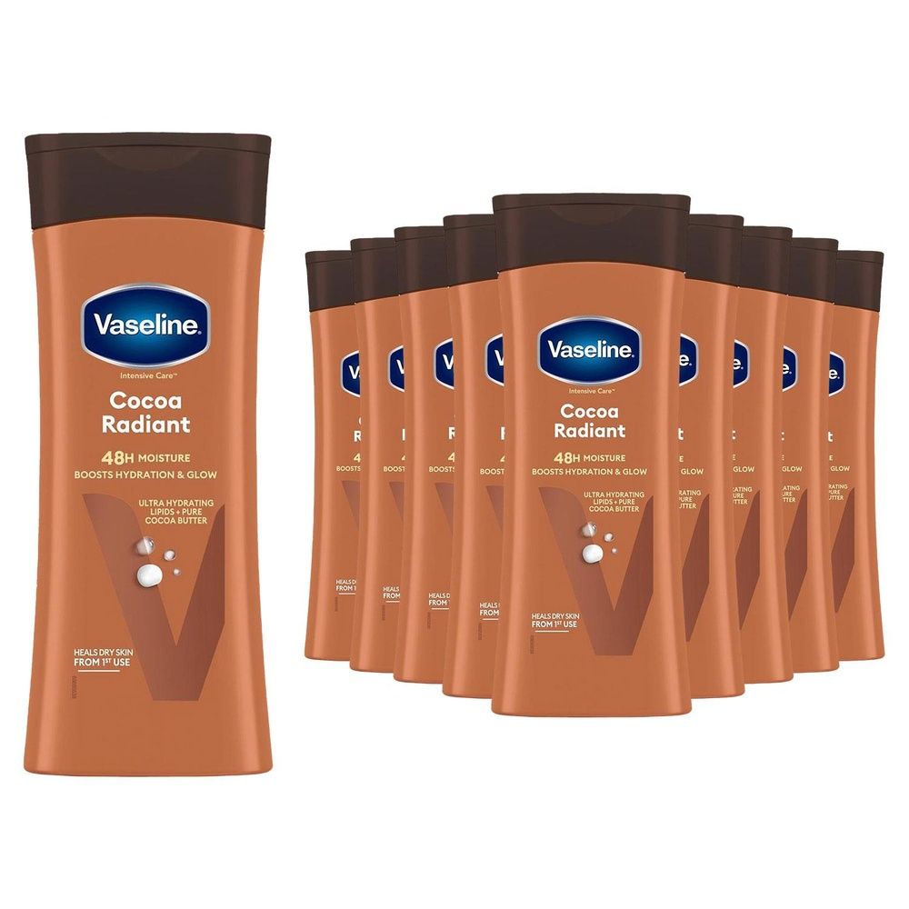 Body Lotion Cocoa Radiant Intensive Care Dry Skin 400ml | Set of 10