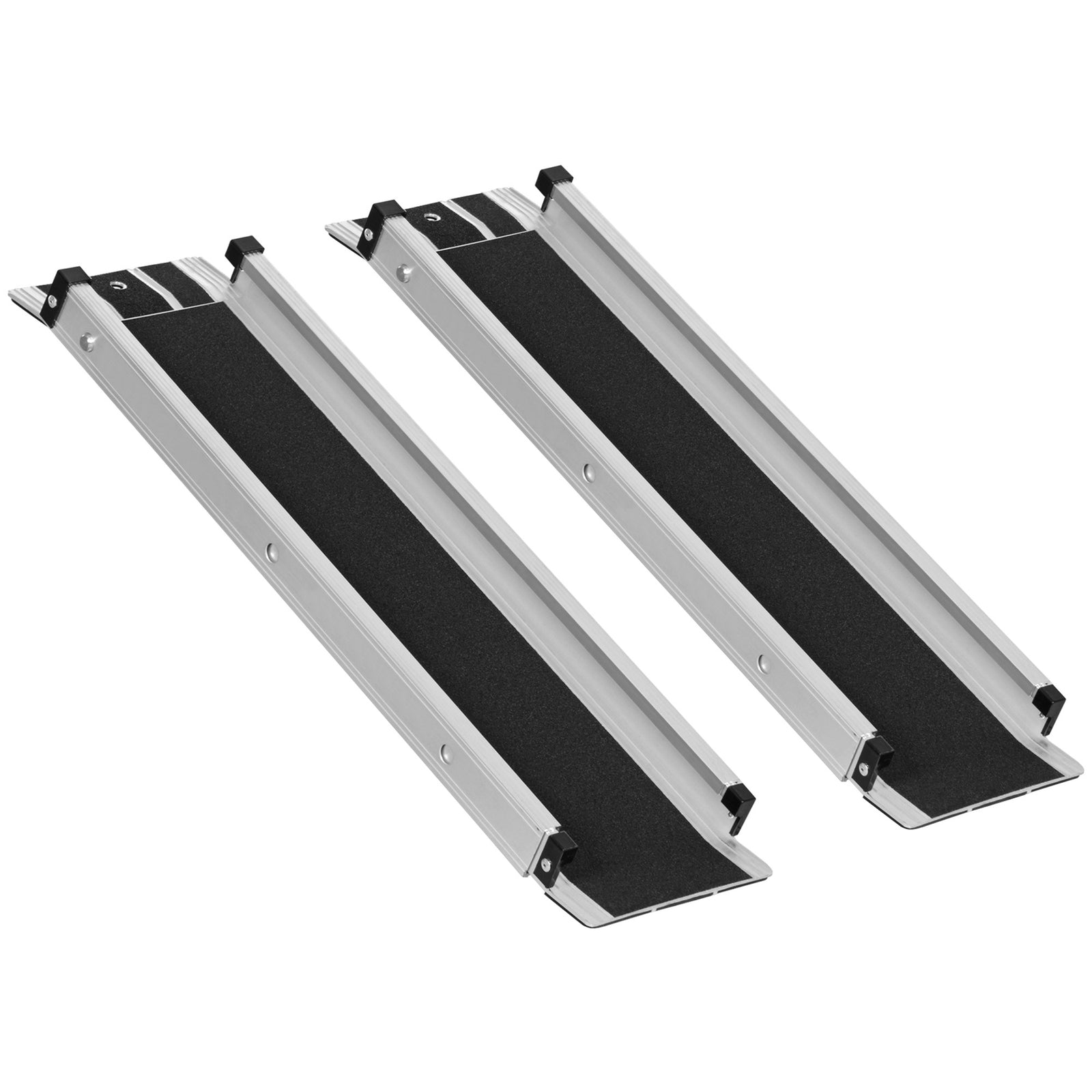 Aluminium Telescopic Wheelchair Ramps Folding Ramp | Small | Silver
