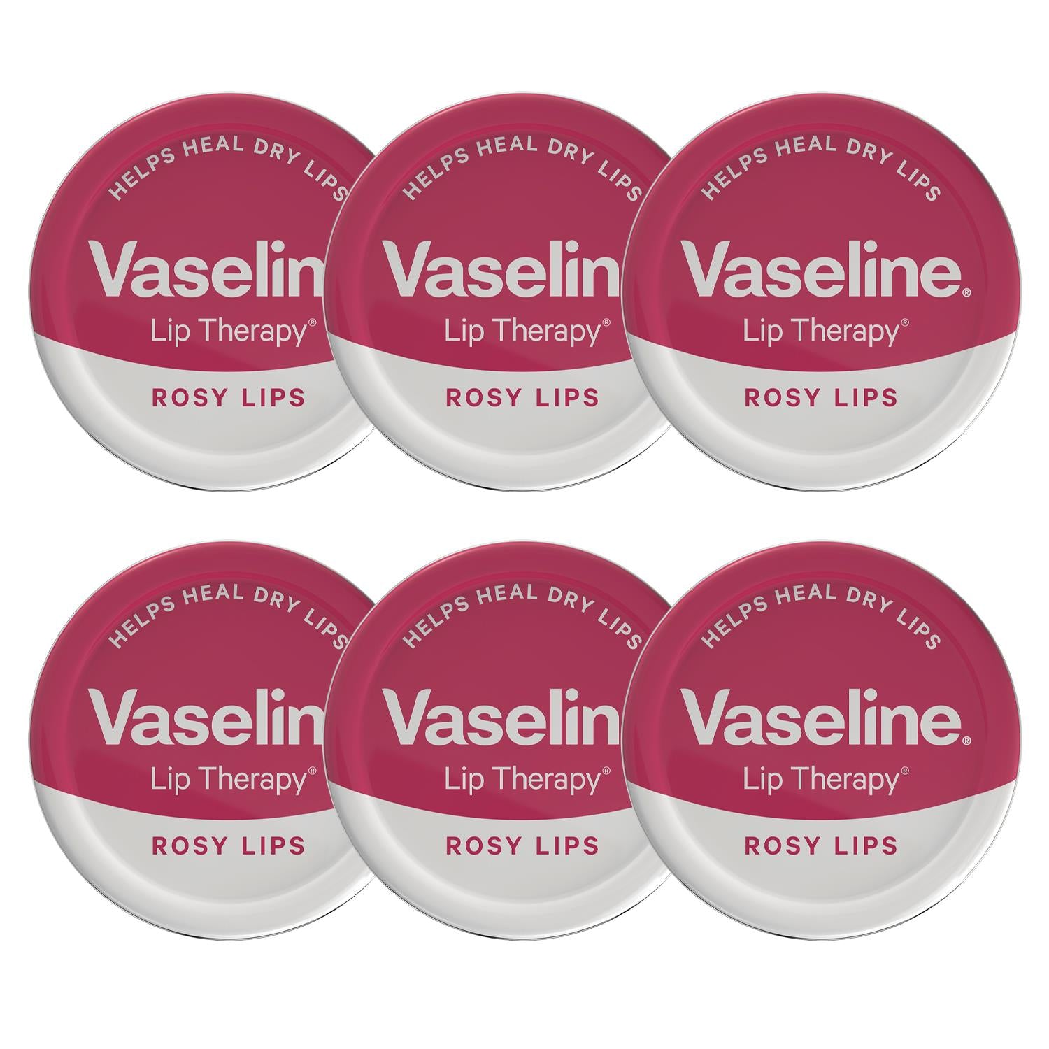 Lip Therapy Petroleum Jelly Rosy Lips, 6x 20gm