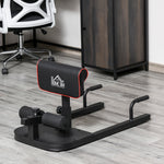 Squat Machine With Push Up Stand, Adjustable Cushion | Black
