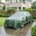 Waterproof Tarpaulin, 90gsm Tear-resistant Pe Tarp | L | Green