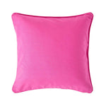 Cotton Plain Cushion Cover | 60cm x 60cm | Cerise pink