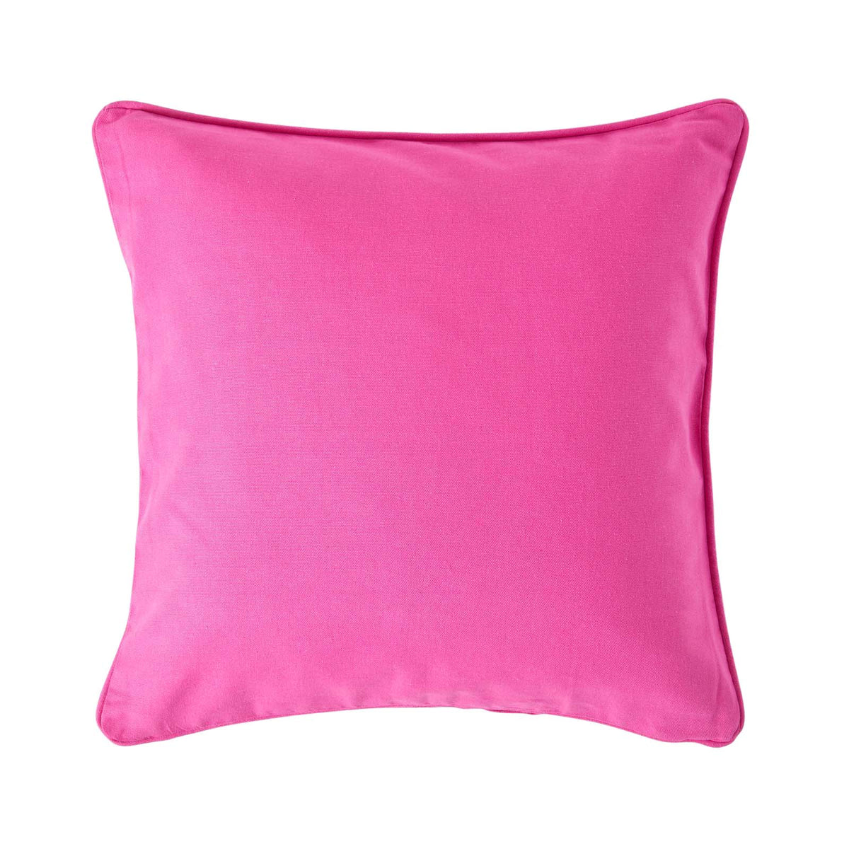 Cotton Plain Cushion Cover | 60cm x 60cm | Cerise pink
