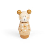 2pcs Wooden Twist & Match Animals - Bear and Bunny