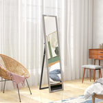 Floor Mirror Wall Mounted Leaning Standing Mirror 37 X 157cm | Silver