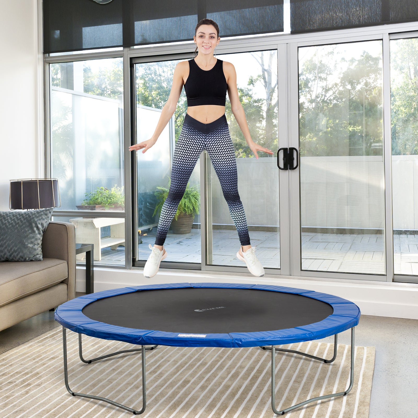 13ft Trampoline Surround Pad - Sky Blue | Blue
