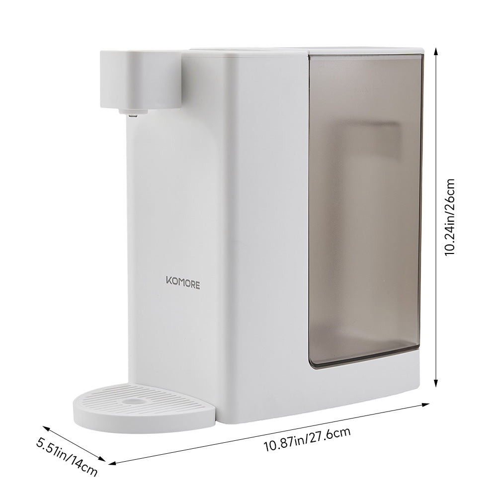2000w Hot Water Dispenser With Removable 3l Tank And Drip Tray