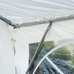 Garden Gazebo Portable Carport W/ Removable Sidewalls